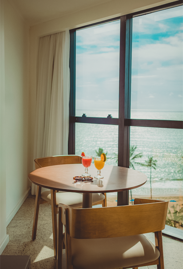 Hotel Brisa Tower ocean-view guest room in Maceió