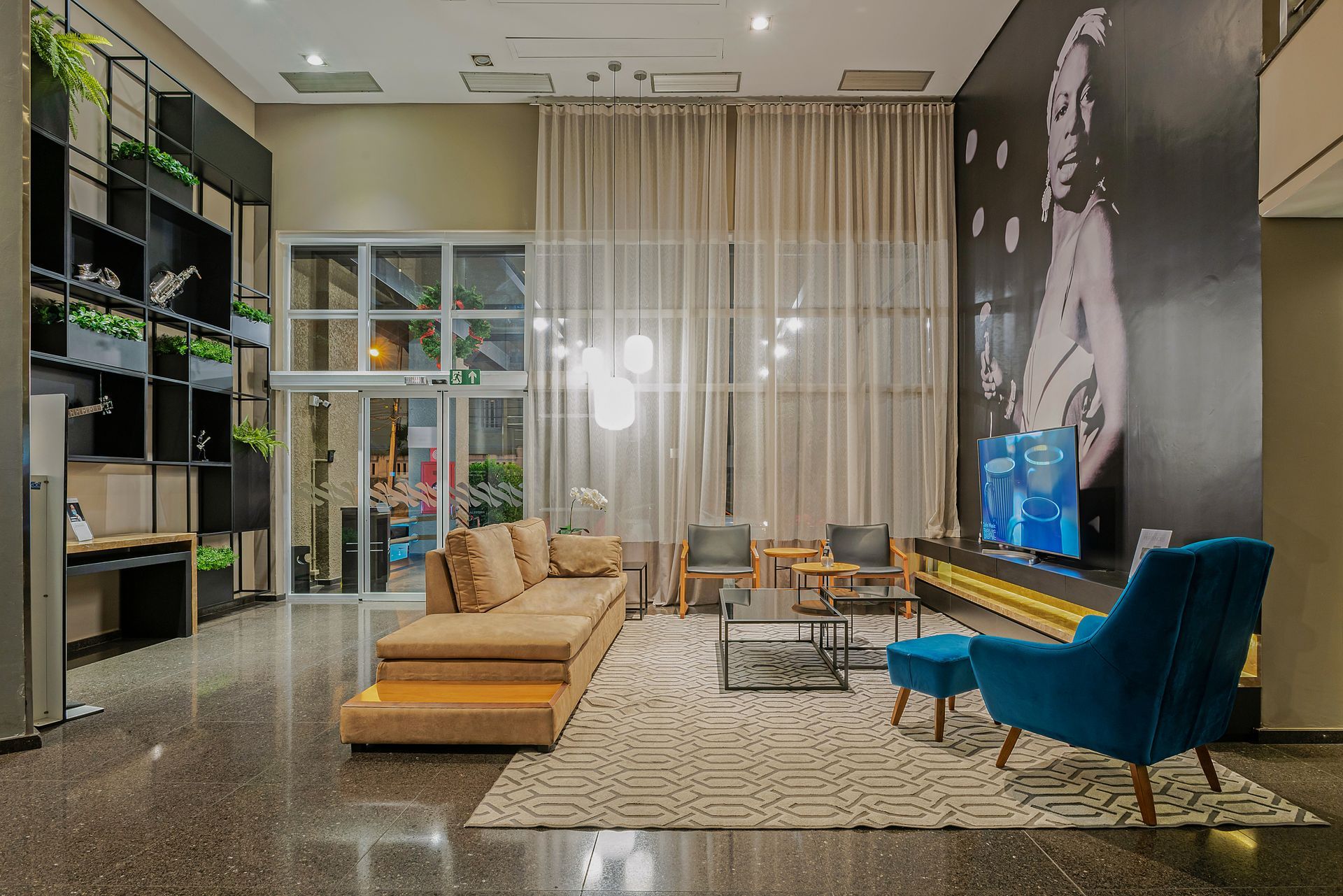 Hotel lobby at Full Jazz by Slaviero Hotéis