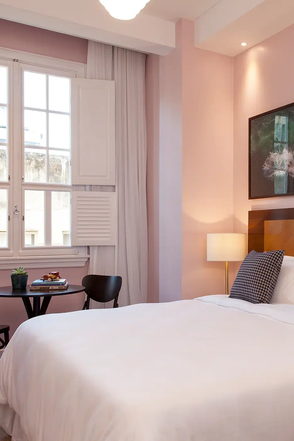 Guest room interior beside the window at Fera Palace Hotel
