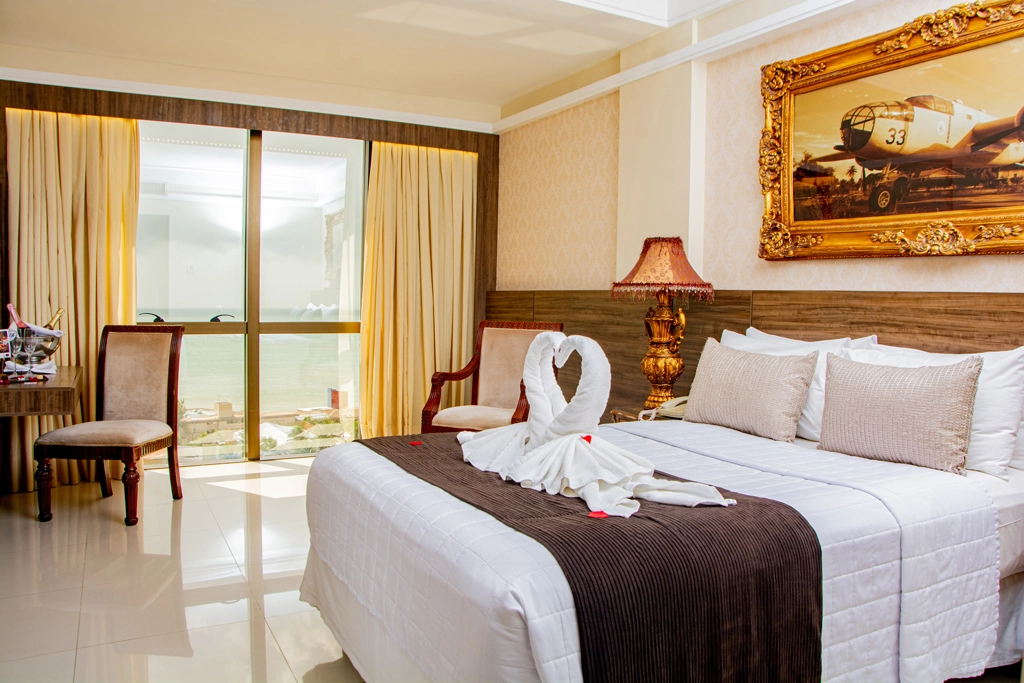 Guest room with balcony in Natal at Hotel Majestic Ponta Negra Beach WorldHotels Elite