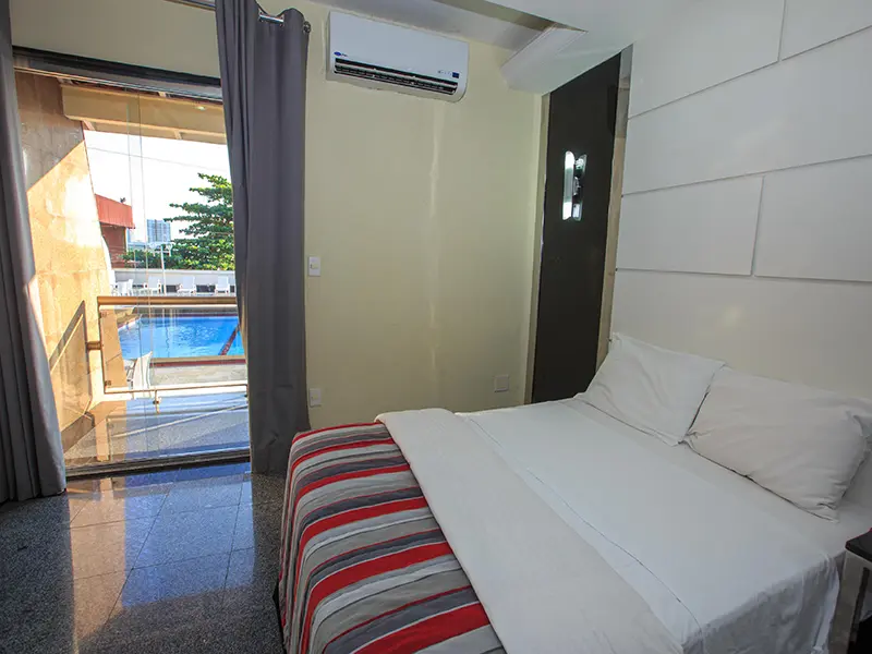 Guest room interior at Da Vinci Hotel & Conventions